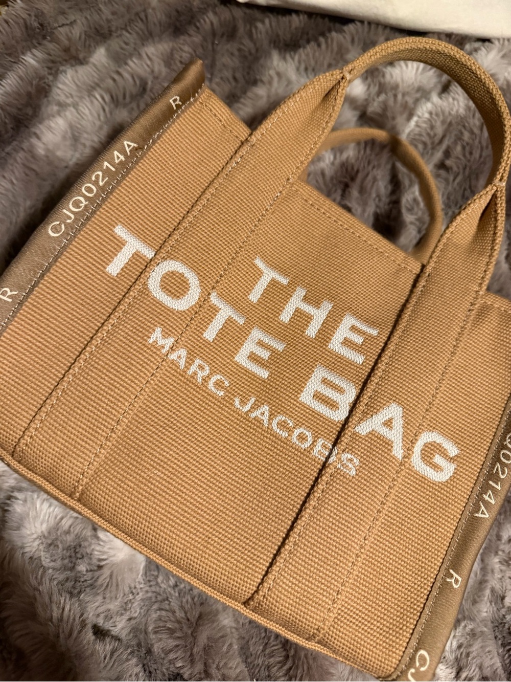 Marc Jacobs Tan Canvas 'The Tote Bag'